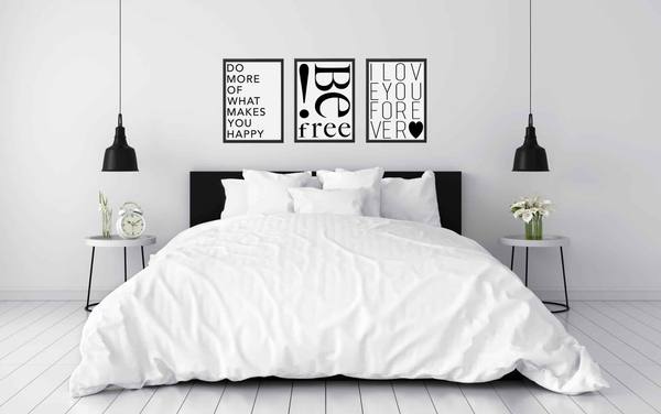 Quadros decorativos para quarto feminino