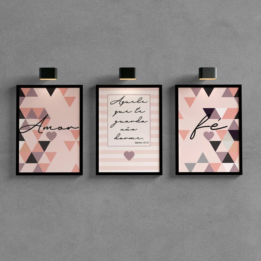 Kit Quadros para Sala ou Quarto
