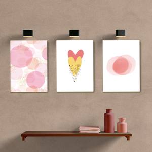 Kit Quadros Decorativos Círculos - quadro decorativo em ambiente decorado