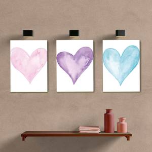 Kit Quadros Decorativos Coração - quadro decorativo em ambiente decorado