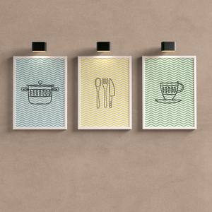Kit Quadros Decorativos Cozinha