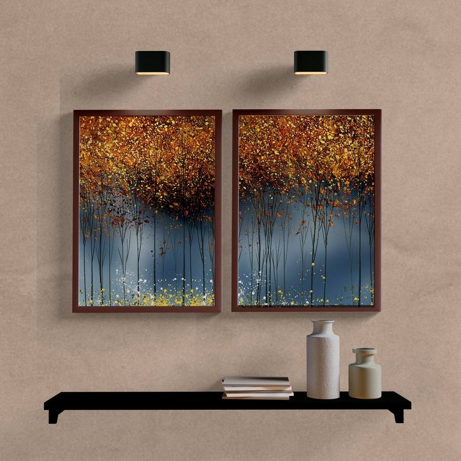 Kit Quadros Decorativos Abstrato Forest - imagem 5