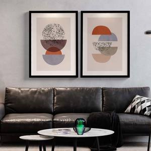 Kit Quadros Decorativos Abstrato Formas | Wallze