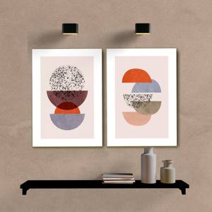 Kit Quadros Decorativos Abstrato Formas - imagem 6