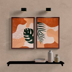 Kit Quadros Decorativos Abstrato Tropical - imagem 5