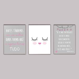 Kit Quadros Decorativos Antes tínhamos um ao outro - quadro decorativo em ambiente decorado