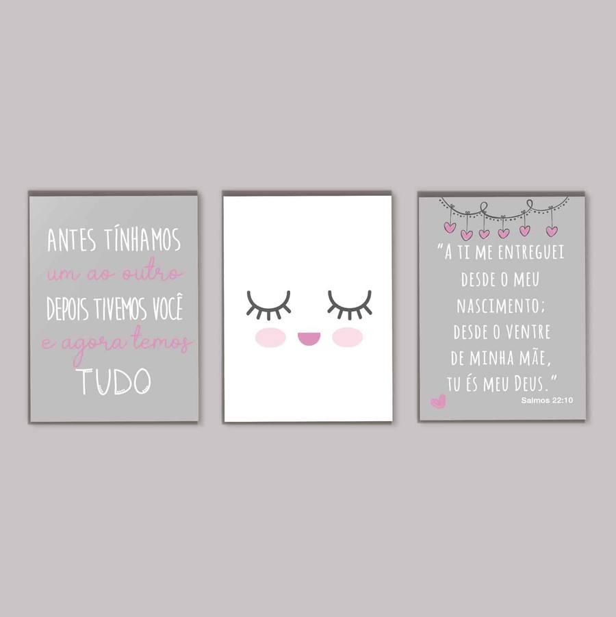 Kit Quadros Decorativos Antes tínhamos um ao outro - quadro decorativo em ambiente decorado