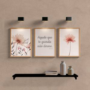 Kit Quadros Decorativos Aquele que te Guarda - vista aproximada da impressão