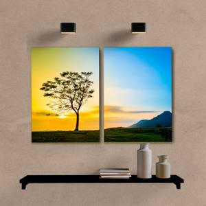Kit Quadros Decorativos Árvore Sunset II - imagem 5