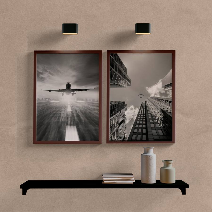 Kit Quadros Decorativos Avião - imagem 5