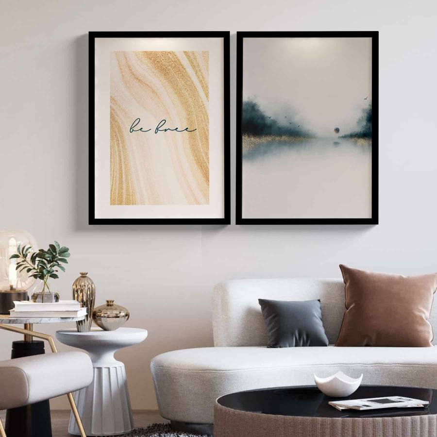 Kit Quadros Decorativos para Sala Be Free