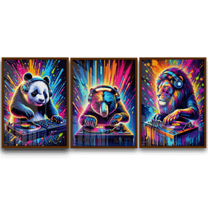 Kit Quadros Decorativos Beats da Selva - imagem 9