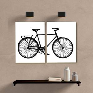 Kit Quadros Decorativos Bicicleta - quadro decorativo em ambiente decorado