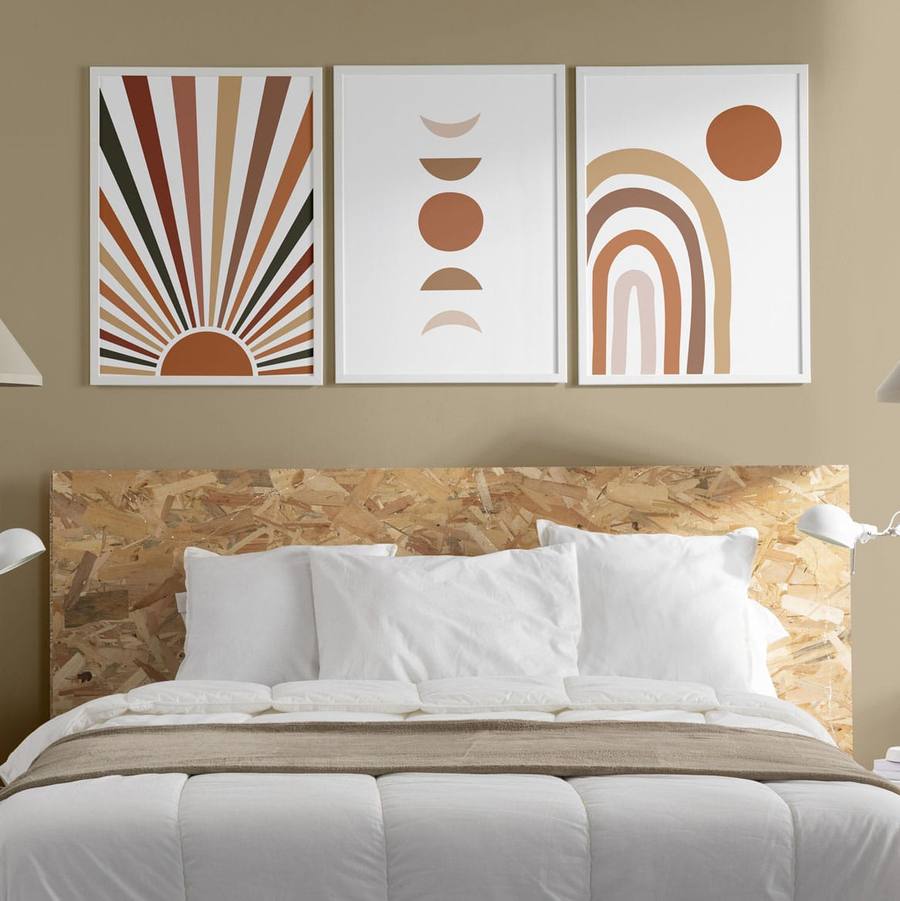 ambiente kit quadros boho