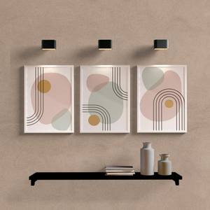 Kit Quadros Decorativos Boho Lines - detalhe da moldura e acabamento