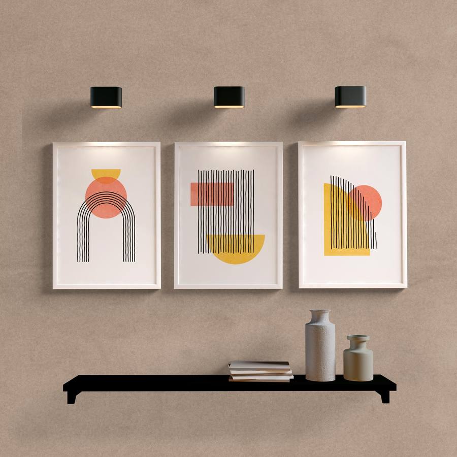 Kit Quadros Decorativos Boho - detalhe da moldura e acabamento