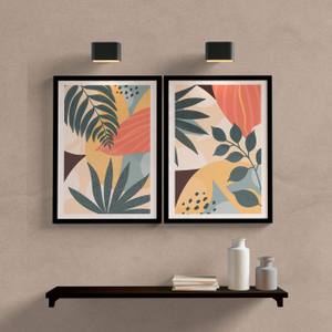 Kit Quadros Decorativos Botanic - detalhe da moldura e acabamento