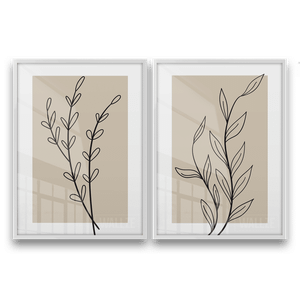 Kit Quadros Decorativos Botanical Line Art - imagem 5