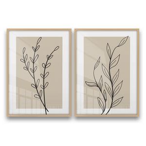 Kit Quadros Decorativos Botanical Line Art - imagem 6