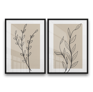 Kit Quadros Decorativos Botanical Line Art - imagem 8