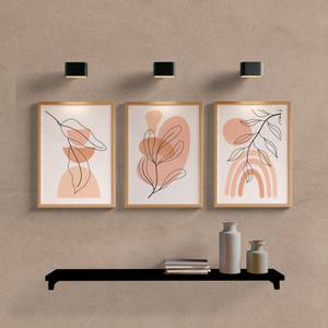Kit Quadros Decorativos Botanical Minimal - vista aproximada da impressão