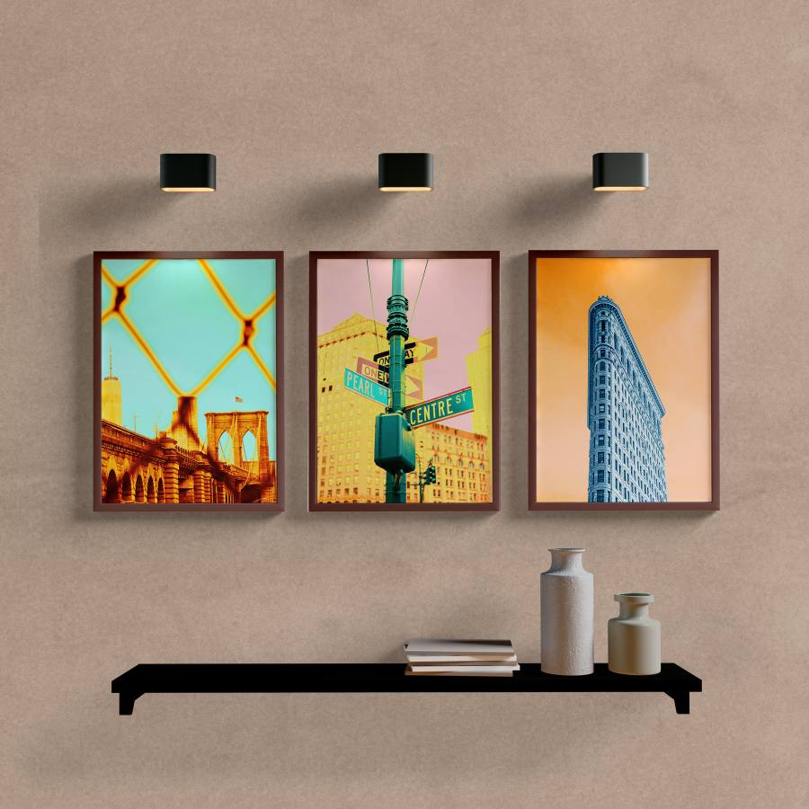 Kit Quadros Decorativos Color Paisagens - imagem 5