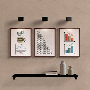 Kit Quadros Decorativos Contabilidade - imagem 5