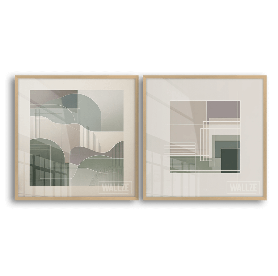Kit Quadros Decorativos Contornos Sutis - imagem 8