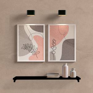 Kit Quadros Decorativos Delicate - detalhe da moldura e acabamento
