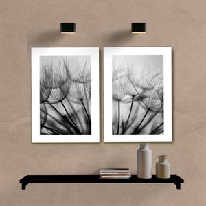 Kit Quadros Decorativos Dente de Leão P&B - imagem 6