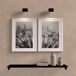 Kit Quadros Decorativos Dente de Leão P&B - quadro decorativo em ambiente decorado