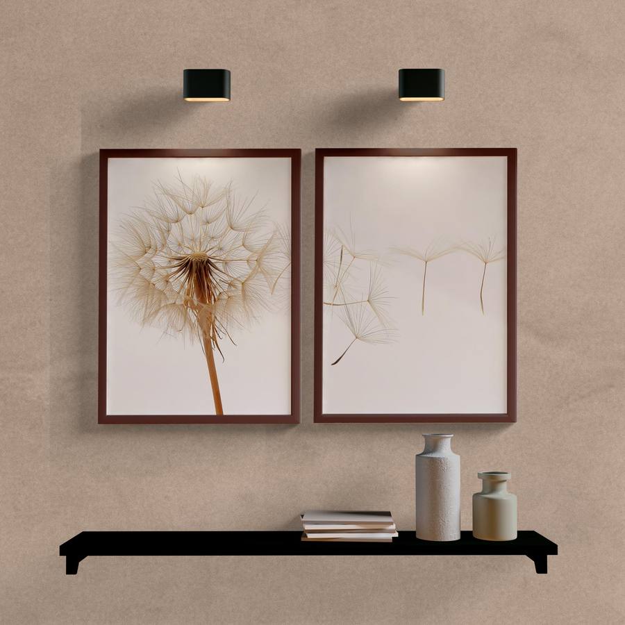 Kit Quadros Decorativos Dente de Leão Solo - imagem 5