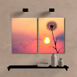 Kit Quadros Decorativos Dente de Leão Sunset - imagem 5