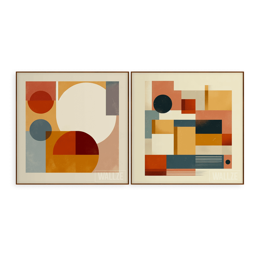 Kit Quadros Decorativos Diálogo de Formas - imagem 5