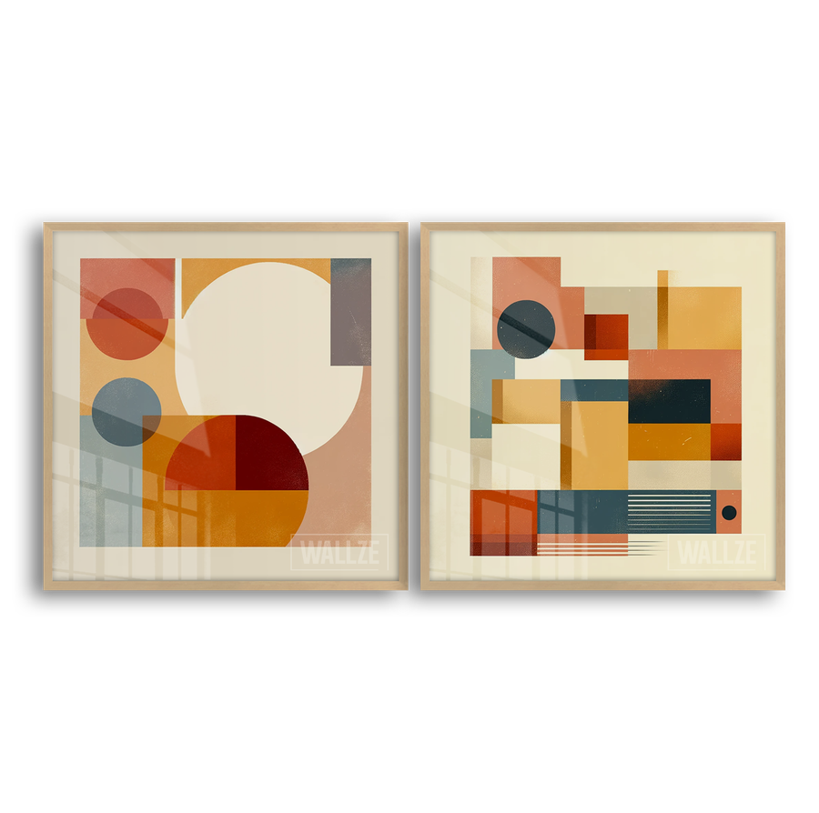 Kit Quadros Decorativos Diálogo de Formas - imagem 8