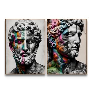 Kit Quadros Decorativos  Diálogo Entre Eras - imagem 5
