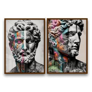 Kit Quadros Decorativos  Diálogo Entre Eras - imagem 9