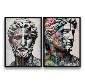 Kit Quadros Decorativos  Diálogo Entre Eras - imagem 7