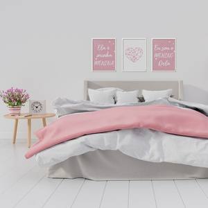 Kit Quadros Decorativos Ela é minha Menina Rosa - vista aproximada da impressão