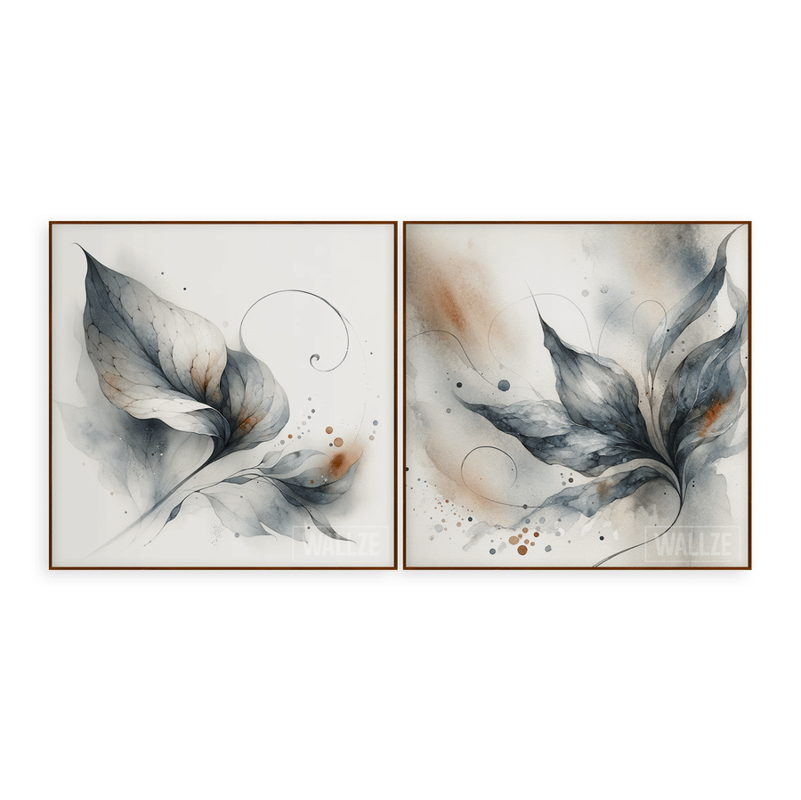 Kit Quadros Decorativos Elegância Fluida - imagem 5
