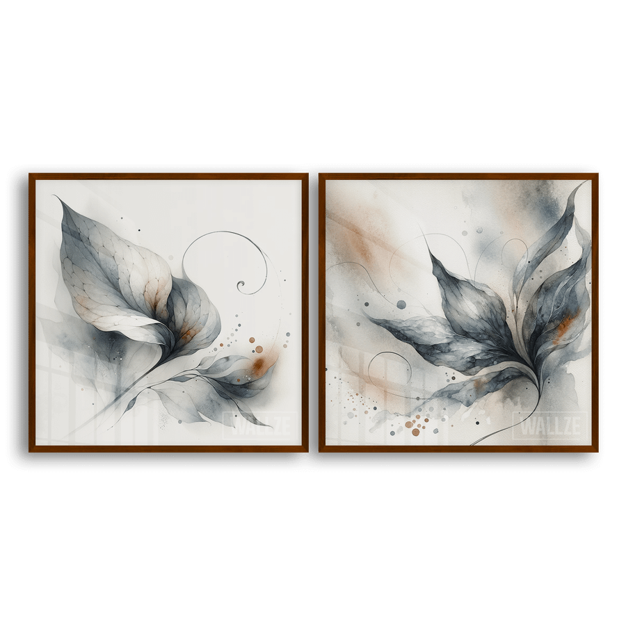 Kit Quadros Decorativos Elegância Fluida - imagem 9