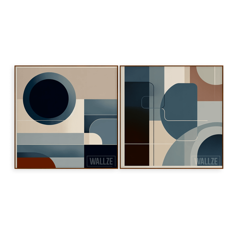Kit Quadros Decorativos Eloquência Geométrica - imagem 5