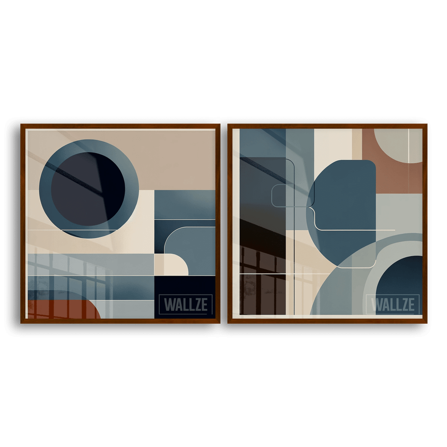 Kit Quadros Decorativos Eloquência Geométrica - imagem 9