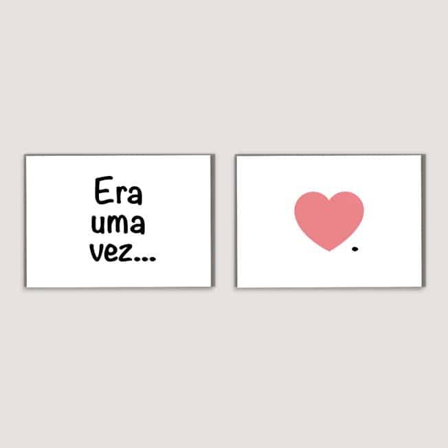 Kit Quadros Decorativos Era Uma Vez - vista aproximada da impressão