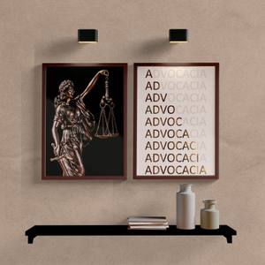 Kit Quadros Decorativos Escritório de Advocacia - imagem 5