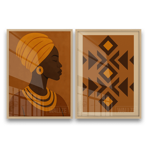 Kit Quadros Decorativos Étnica Contemporânea - imagem 7