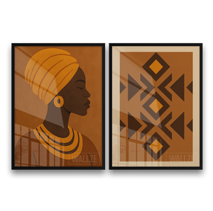 Kit Quadros Decorativos Étnica Contemporânea - imagem 9