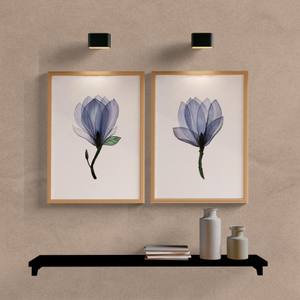 kit quadros flor aquarela