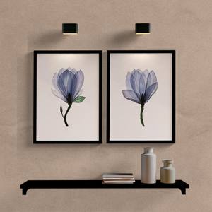 Kit Quadros Decorativos Flor Aquarela - quadro decorativo em ambiente decorado