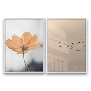 Kit Quadros Decorativos  Flor e Voo - imagem 6